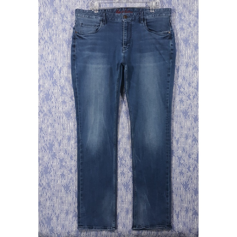 Robert Graham Jeans Mens 36 x 33 Cotton Blend Denim 5-Pocket Blue